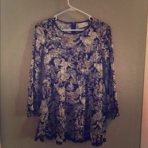 Floral Dress Form Babydoll Dress